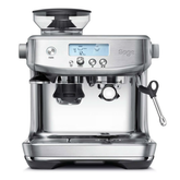 Silver Sage Barista Pro, espresso machine on a white background